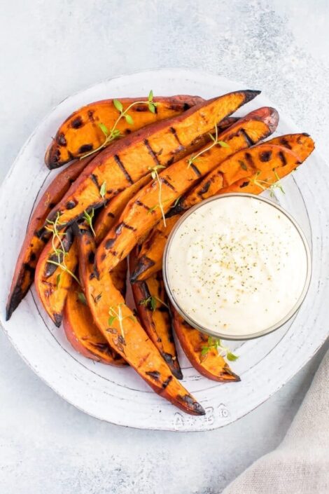 Grilled Sweet Potatoes