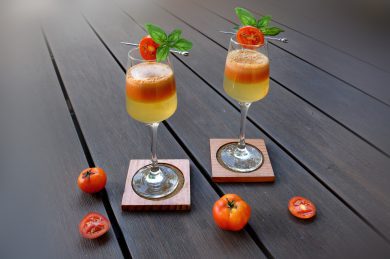 Orange Tomato Basil Smoothie scaled