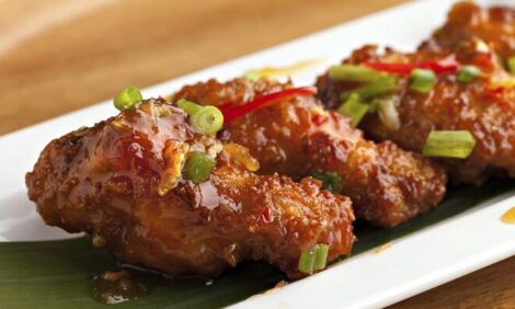 Asian Style Sweet Chili Chicken Wings