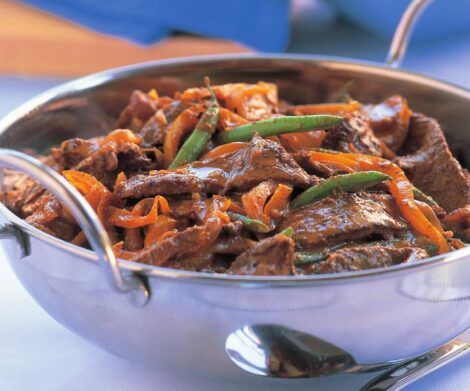 Beef coconut curry