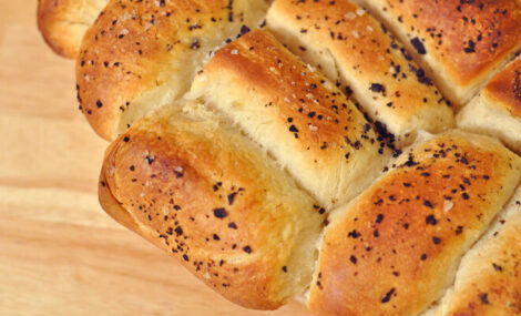 Black Truffle Parker House Rolls