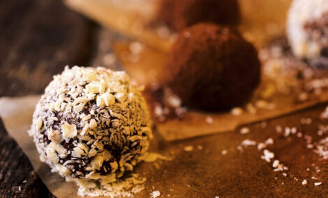 Dark Chocolate Chestnut Truffles