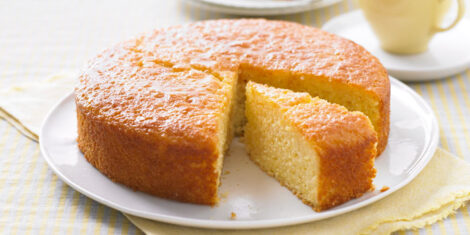 Lighter lemon drizzle cake