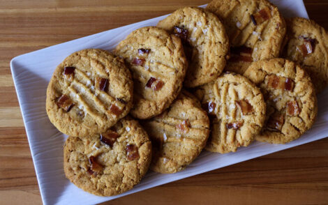 Peanut Butter Bacon Cookies