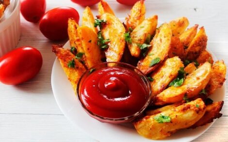 Ultra Crispy Baked Potato Wedges