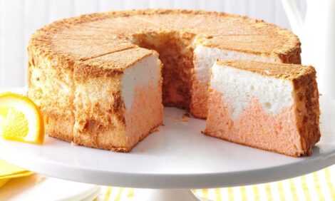 Orange Dream Angel Food Cake