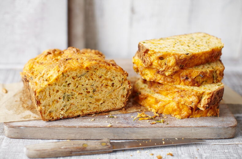 Courgette and carrot bread