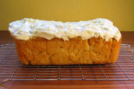 Sweet Dough Lemon Loaf Cake