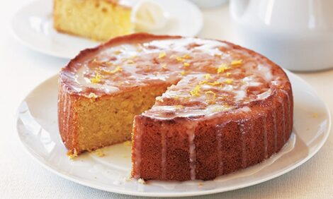 coconut and lemon syrup cake