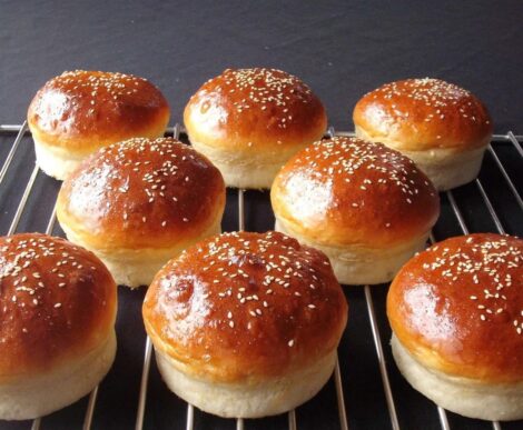Brioche Hamburger Buns