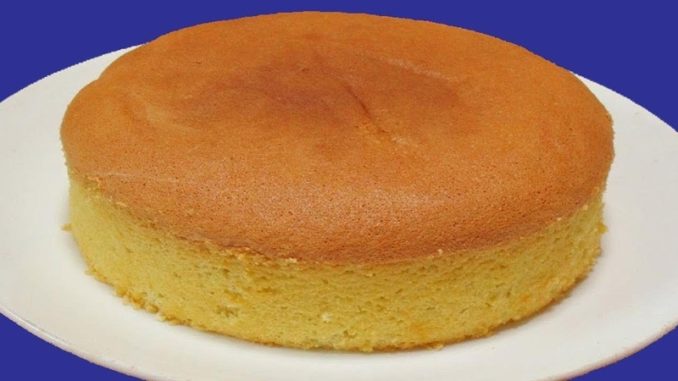 Eggless Sponge Cake Without Oven