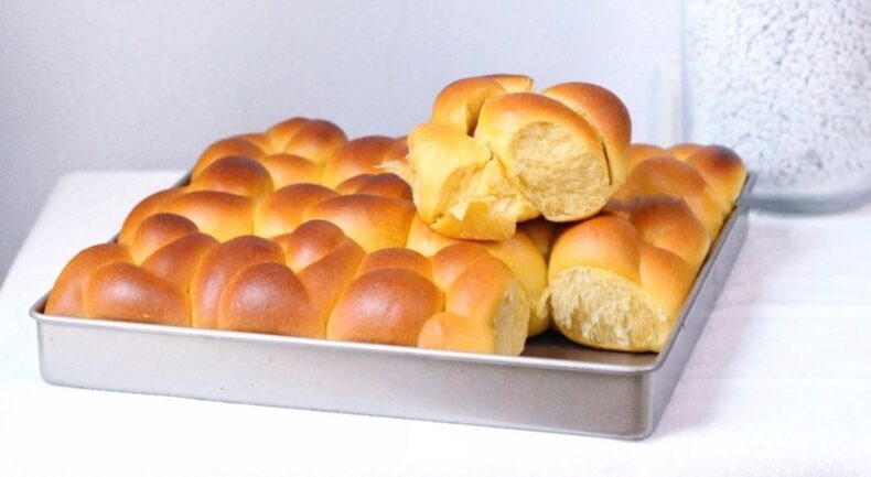 Buttersoft Pumpkin Bread Rolls
