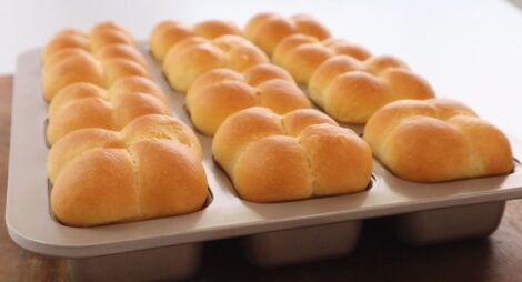 Condensed Milk Dinner Rolls