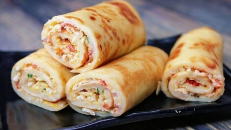 Crepe Egg Roll