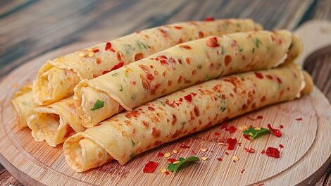 Spicy Crepe Paratha