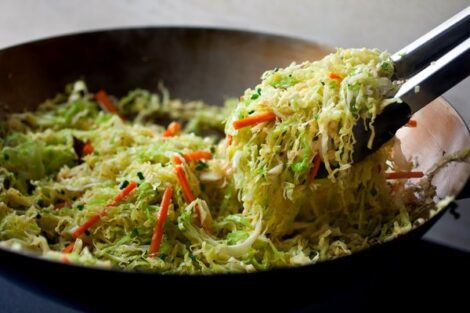 Spicy Stir Fried Cabbage