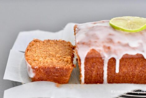 Carrot Ginger Loaf with Lime Glaze