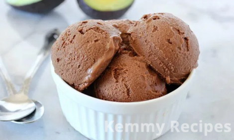 Chocolate Avocado Keto Ice Cream
