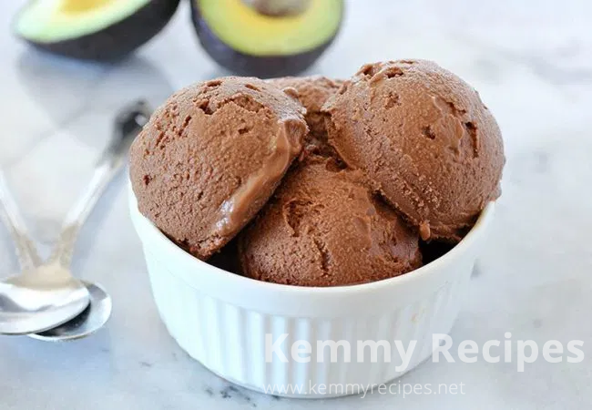 Chocolate Avocado Keto Ice Cream