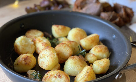 Rosemary and Garlic Duck Fat Potatoes