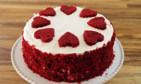 Red Velvet love Cake