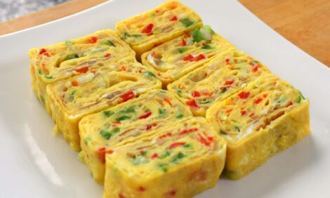 Korean rolled omelette