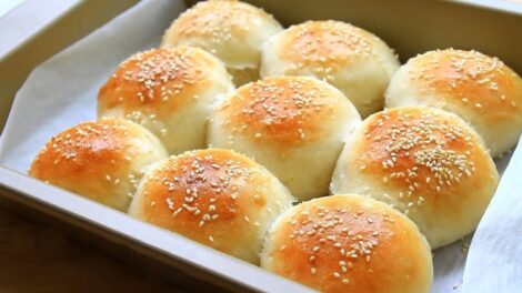 No knead Softest Potato Buns