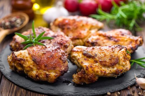 Roasted Chicken Thighs With Herb