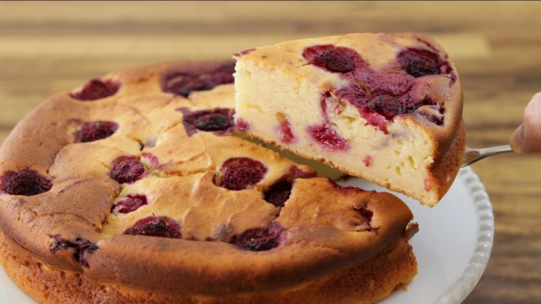 Raspberry Ricotta Cake Recipe