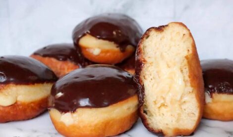 Boston Cream Doughnuts