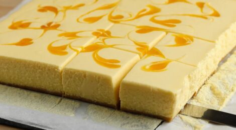 No Bake Mango Cheesecake Bar