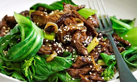 Beef and ginger stir fry