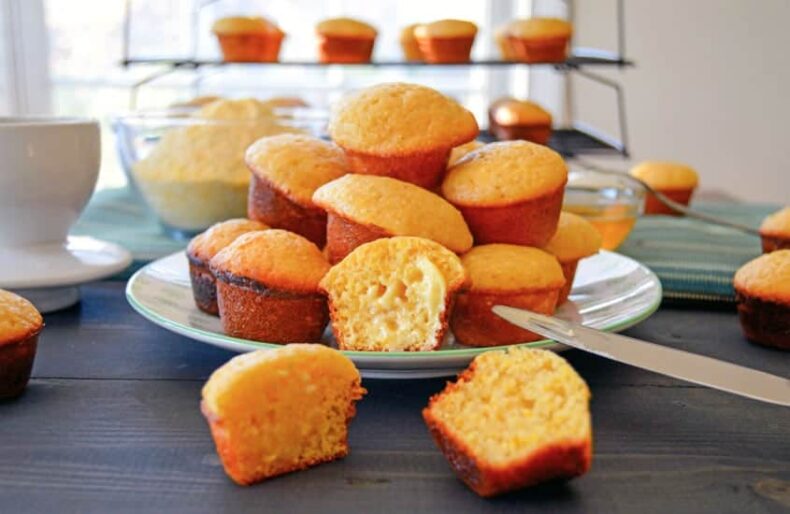 Mini Honey Cornbread Muffins