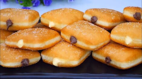 Donuts with Custard cream Nutella