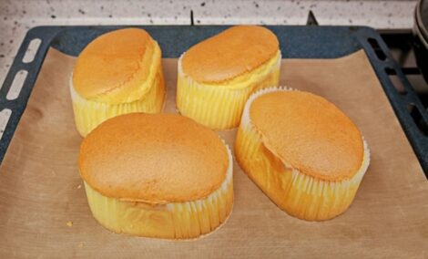 Cream Filled Castella Cake