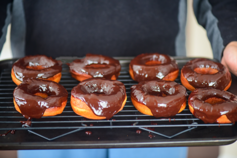 Chocolate Glazed Doughnuts
