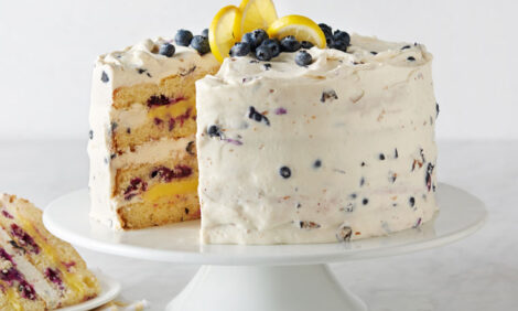 Blueberry lemon cake