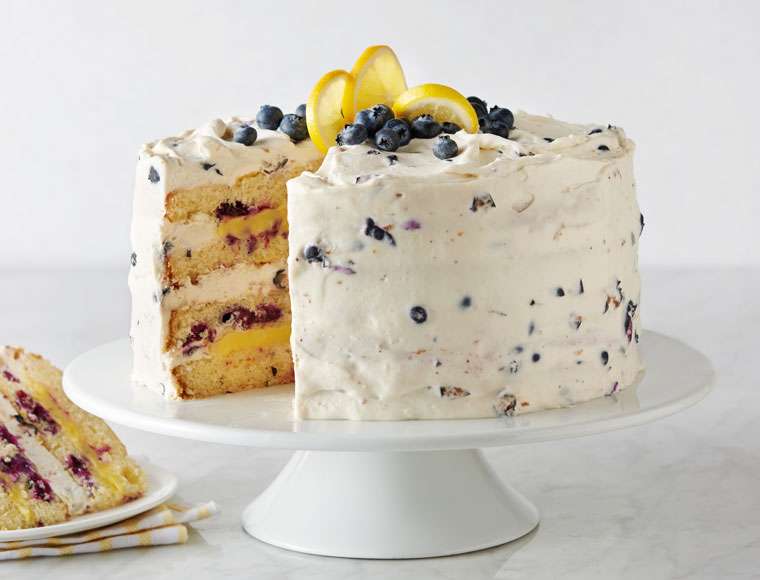 Blueberry lemon cake