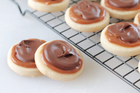 Easier Twix cookies