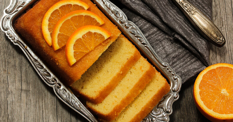 Orange pound cake