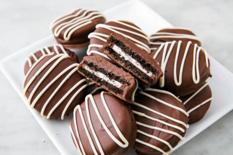 Chocolate covered oreos