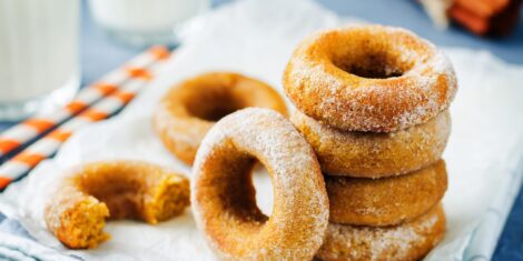 Pumpkin Fritter Doughnuts