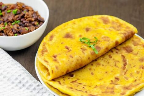 Soft pumpkin chapati