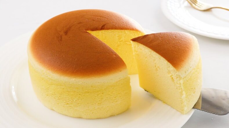 Bouncy japanese cheesecake