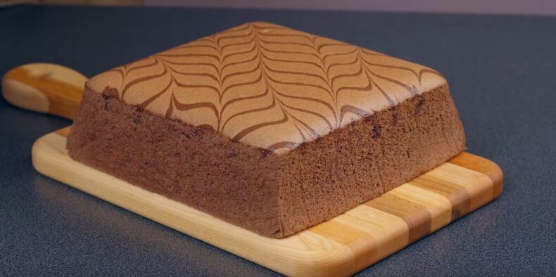 Chocolate Cotton Sponge Cake