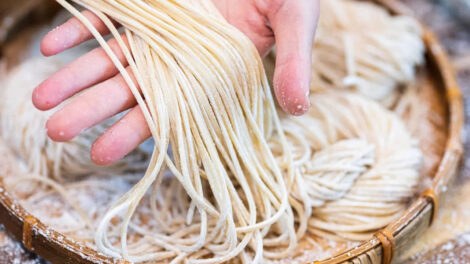 Homemade Lo Mein Noodles