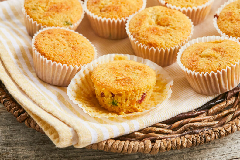 Sweet And Spicy Cornbread Muffins