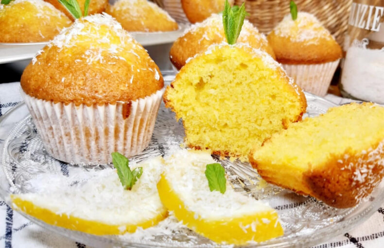 Coconut and Lemon Muffins