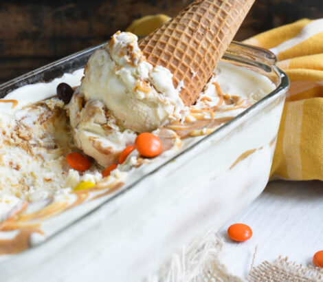 Creamy Peanut Butter No Churn Ice Cream