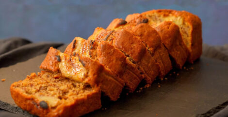 Moist and Soft Banana Pound Cake